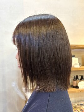 ココカラヘアー ニコ(cococara hair nico) 縮毛矯正/トリートメント/髪質改善/切りっぱなしボブ/オリーブ