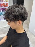 黒髪ツイストスパイラル