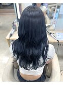 透明感抜群ブルーカラー