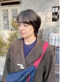ひし形ショートボブ