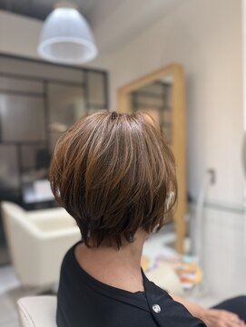 ハナサカヤヘアーサロン(hanasakaya hair salon) 【ミセスおすすめ】柔らかショートヘア
