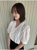 切りっぱなしボブ