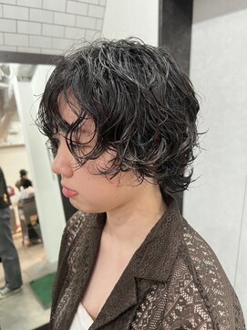 レガーレ(Legare) 顔周りレイヤー×マッシュ×パーマ