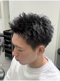 刈り上げスパイキーショート