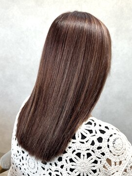 美容室 プラセル(Plaser) イルミナ新色アース×コーラルハイライト