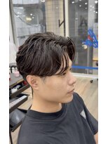 オーシャントーキョー 大阪(OCEAN TOKYO)&nbsp;韓国ヘアカルマパーマコンマバングセンターパートフェザーパーマ