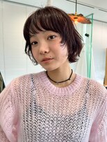 ワク(WAKU) 【WAKU】レイヤーボブ/ショートレイヤー/ココアブラウン