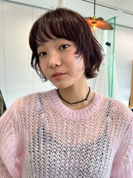 ワク(WAKU) 【WAKU】レイヤーボブ/ショートレイヤー/ココアブラウン