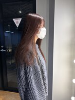 ヌープヘアーアイス(NUUP.hair ici)&nbsp;★ブリーチなしピンクブラウンラベンダーカラー春ベージュ