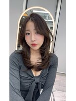 ロンドルピナス 小倉(Lond Lupinus)&nbsp;ミディアムレイヤーカット/似合わせカット/大人ガーリー/20代