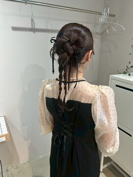 ニア(nir.) 佐賀/鳥栖/結婚式ヘア/カチモリヘア/ヘアセット