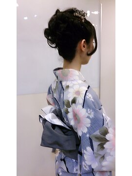 ラパン 美容室 浴衣ヘア 浴衣着付け