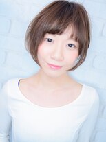 ラウンジ モリオ イケブクロ(Lounge MORIO Ikebukuro) 【morio池袋】大人かわいい斜めバング小顔耳かけショートボブ#