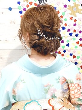 ヘアメイク エンカレッジ(HAIR MAKE encourage) ギブソンタック