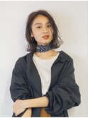 シアーカーキベージュ#ボブ