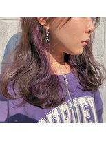 ラフ 原宿(L.a.a.g.f harajuku)&nbsp;ラベンダーミルクティー インナーカラー＠原宿