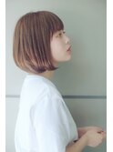 髪質改善ケアストレートで作る小顔ボブ