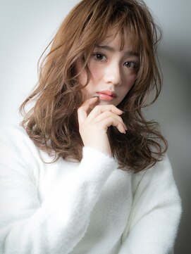 カバーヘア ブリス 川口(COVER HAIR bliss) スローカラーフレンチカーリーランダムパーマv川口10代20代30代