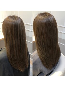 アンド ラ ブランシュ(&.La Blanche) 大宮髪質改善/大宮ヘッドスパ/続けることでツヤ髪.サラ髪.ロング