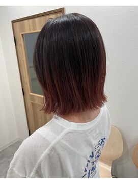 キノ(kino) ラインボブ×ハイライトグラデーション/ハイトーン/立川