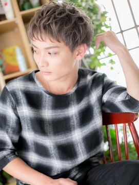 カバーヘア ブリス 川口(COVER HAIR bliss) ハイトーンカラー束感ヘアマッシュヘア―m川口10代20代30代