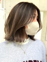 ジルブラン(JIL BLAN)&nbsp;ハイライトバレイヤージュダブルカラーケアブリーチ30代40代