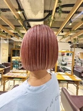 トゥルース 獨協大学前店(Hair&Make TRUTH) ピンクボブ