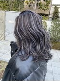 切りっぱなしボブ エアリーロング 美髪ピンクブラウン