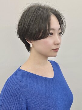 ノウル 中野(NoWL) ハンサムショート中野グレージュハイライトケアブリーチイルミナ