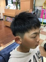 ディクトヘアー(DCTHAIR) 小学生カットフォワードスタイル横後ろツーブロック