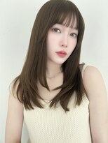 10代20代30代ロングレイヤーインナーカラー小顔丸みボブディ