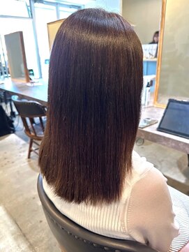 ヒース 姪浜(Heath) 縮毛矯正　ストレート　ツヤ髪　ブラウンヘア　髪質改善　ツヤ髪