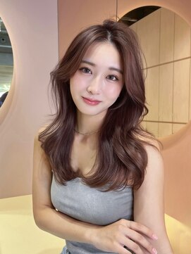 グロー 大宮(GLROW) □ 韓国大宮顔周りレイヤーカットハッシュカットワンホンヘア