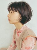 【pupula 勝田】丸みショートボブ