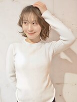 ナチュラル 吉祥寺店(Natural)&nbsp;くびれレイヤーボブ／顔周りレイヤー／ニュートラルカラー