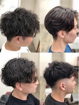 ヘア ナヴォーナ 千代ケ崎店(hair NAVONA)の写真/メンズパーマで印象チェンジ☆髪質や状態に合わせたパーマで、再現性の高いスタイルに仕上げます◇