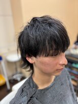 モナミ美容室 マッシュウルフ。