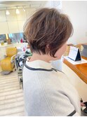 【morio成増 セリザワ】ショートボブ ワンカールパーマ