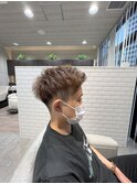 ツーブロック無造作アップバング@20代30代40代50代
