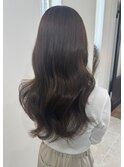 桑名ロングレイヤーカットハッシュカット透明感カラー重めロング
