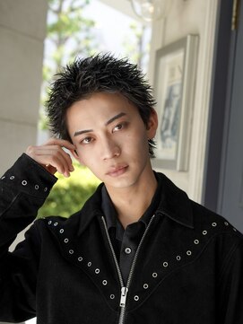 フィフス トウキョウ (fifth TOKYO) 渋谷緩めスパイキーパーマルーズショートメンズショート