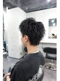 スパイキーショート/メンズパーマ/ピンパーマ/メンズカット