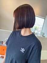 アスラン(ASLAN)&nbsp;【aslan】切りっぱなしボブ/結べるボブ/カームベージュ