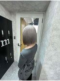 くびれヘアアプリコットオレンジハイライトカラーブルーカラー