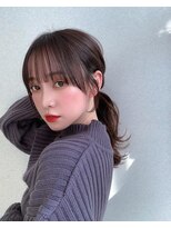 コア銀座メゾン(COA GINZA Maison)&nbsp;髪質改善レイヤーカット前髪カット顔周りレイヤー暗めカラー銀座