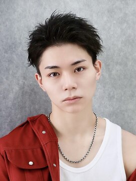 エース(ACES) 刈り上げショートアップバングツーブロックリクルート