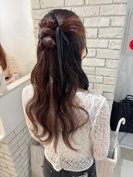 ディティカ サウ(Dityca sow) half up kachimori