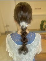 ヘアアンドメイクフリッシュ(HAIR&MAKE FRISCH)&nbsp;ヘアセット　編みおろし