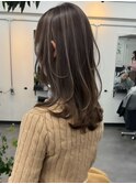 ハイライトバレイヤージュダブルカラーケアブリーチ20代30代