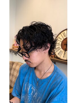 ヘアープルトワ メンズパーマ　グランジパーマ